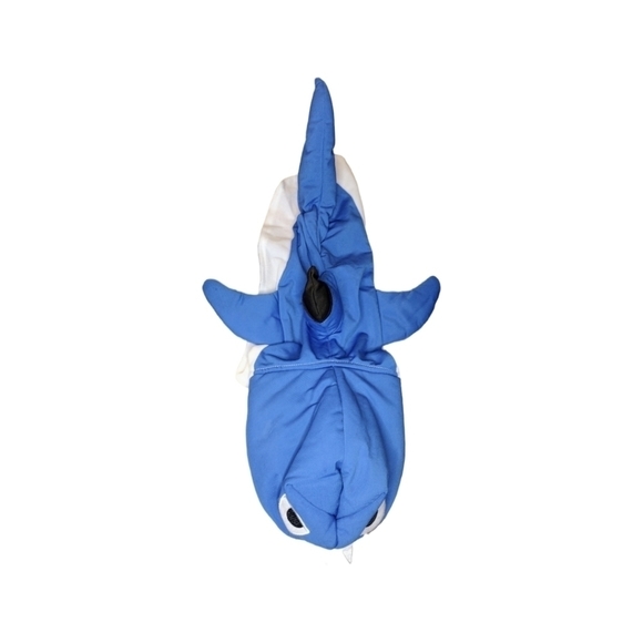 𝅺PLUSH Doggie Blue Shark Costume Med New No Tag - Picture 4 of 5